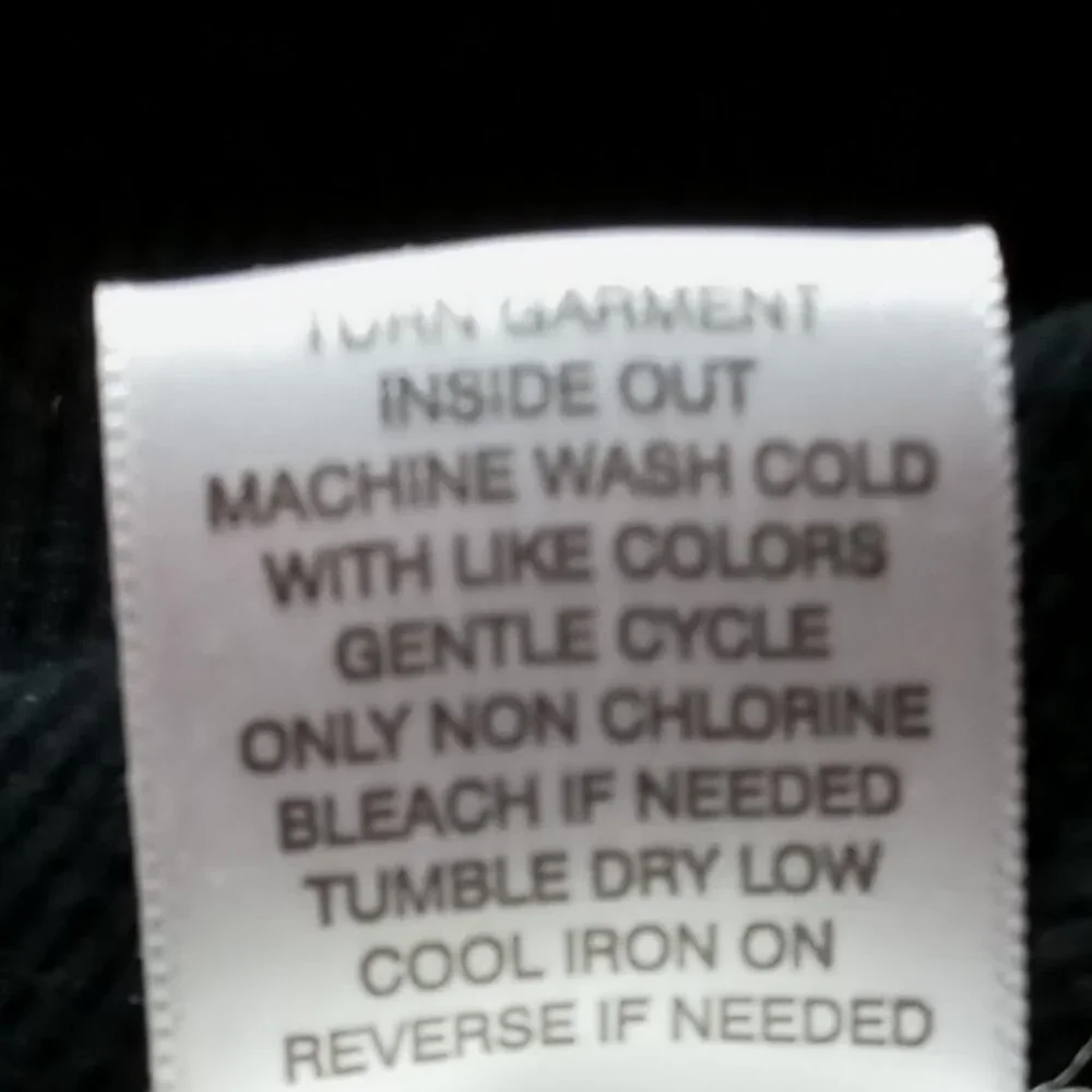 Vintage Y2K Maurices Graphic Flourish Rhinestone Black Long Sleeve Tee Women's L - Picture 15 of 16